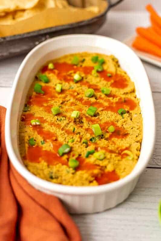 Buffalo Chickpea Dip Dairy Free, Vegan Bites of Wellness