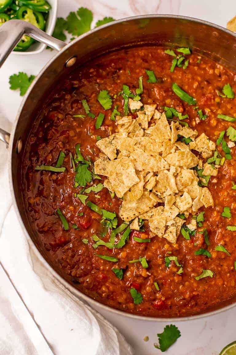 Vegan Lentil Tortilla Soup Simple & Delicious Bites of Wellness