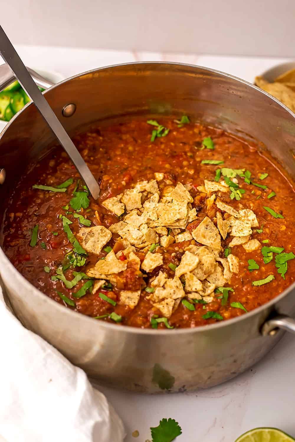 Vegan Lentil Tortilla Soup Simple & Delicious Bites of Wellness