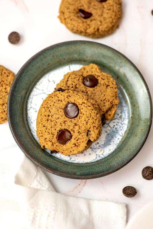 Oat Flour Chocolate Chip Cookies (Egg Free) Bites of Wellness