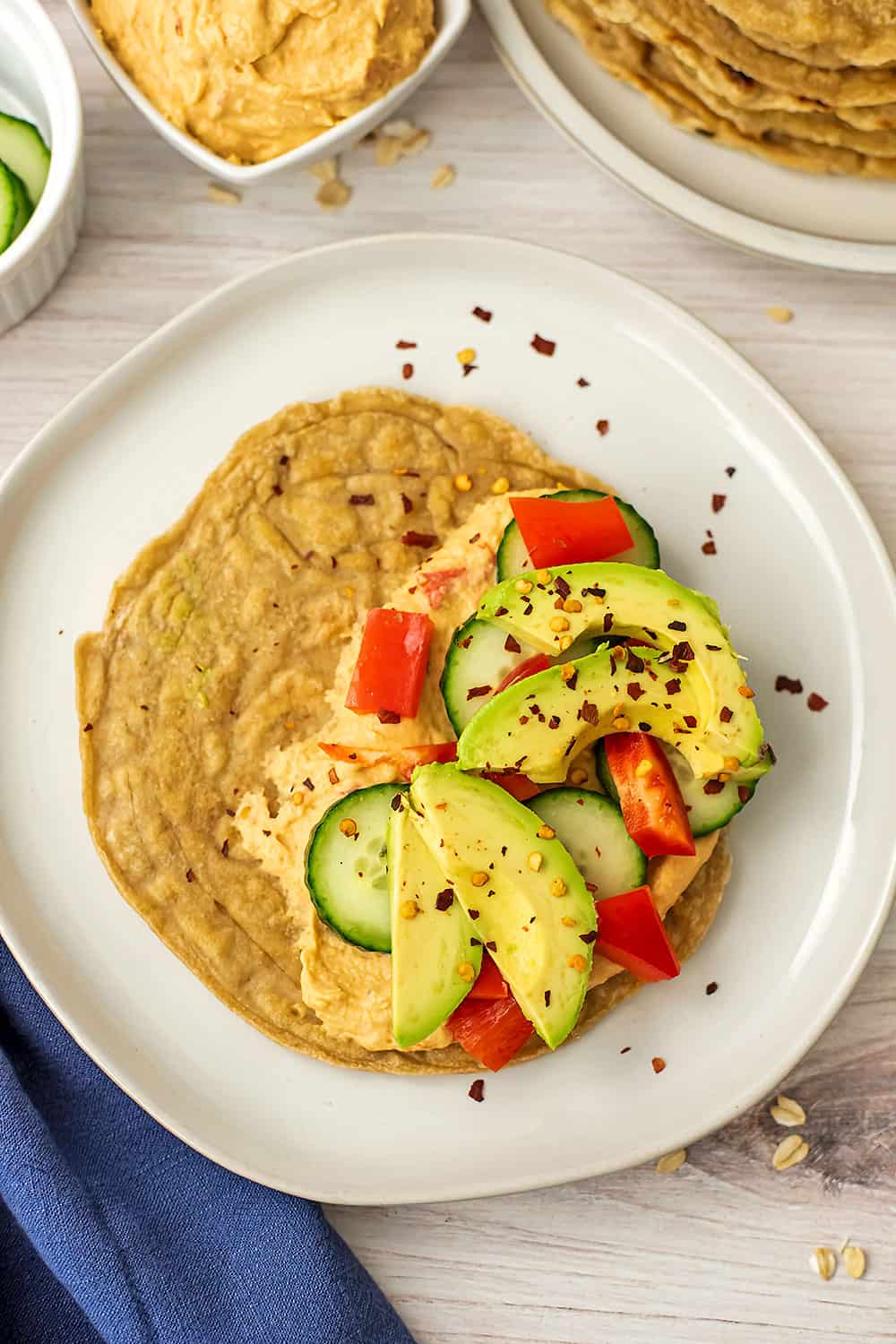 3 Ingredients Oat Tortillas Soft & Easy to Make Bites of Wellness