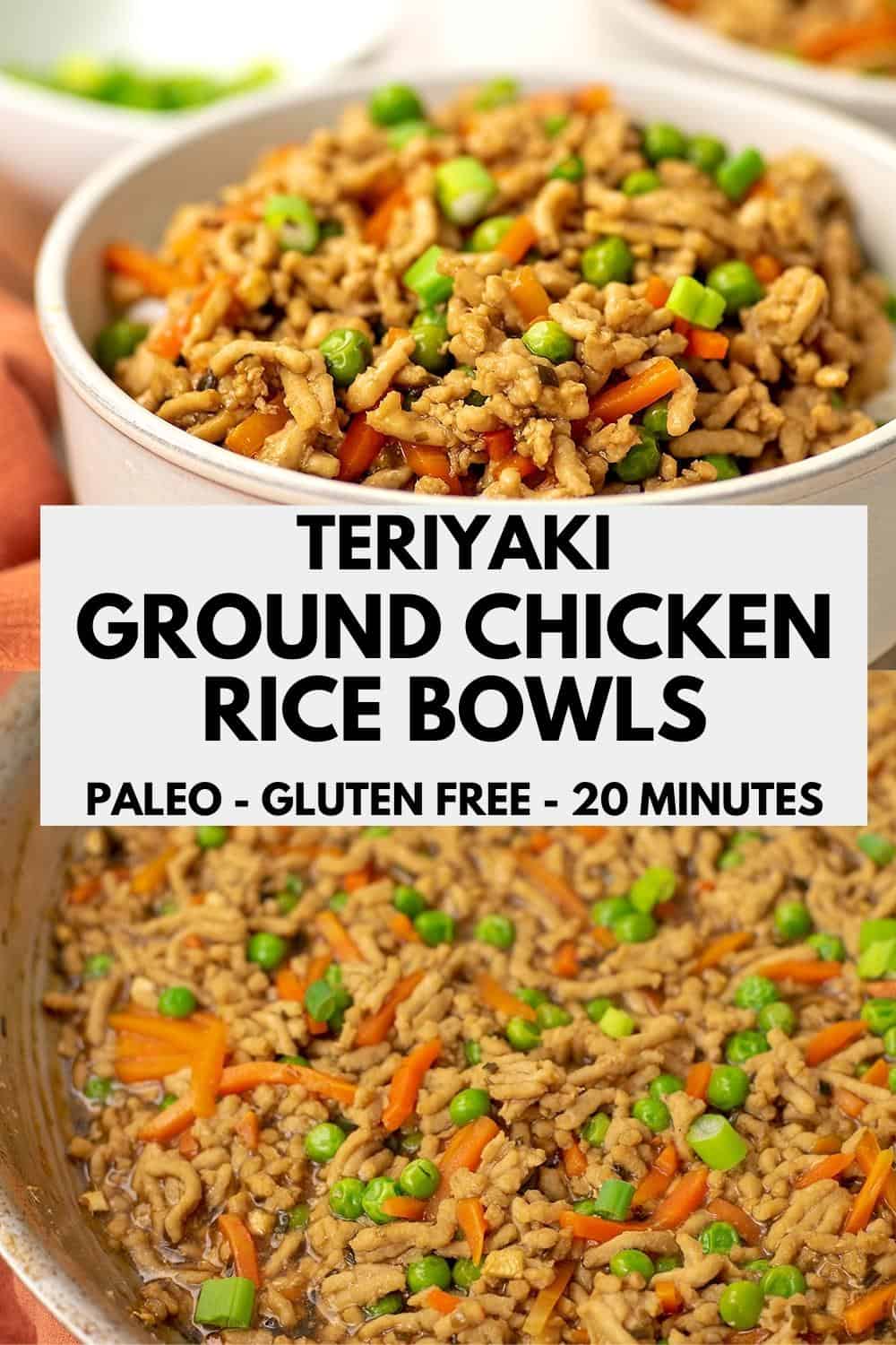 Ground Chicken Rice Bowls - Bites Of Wellness