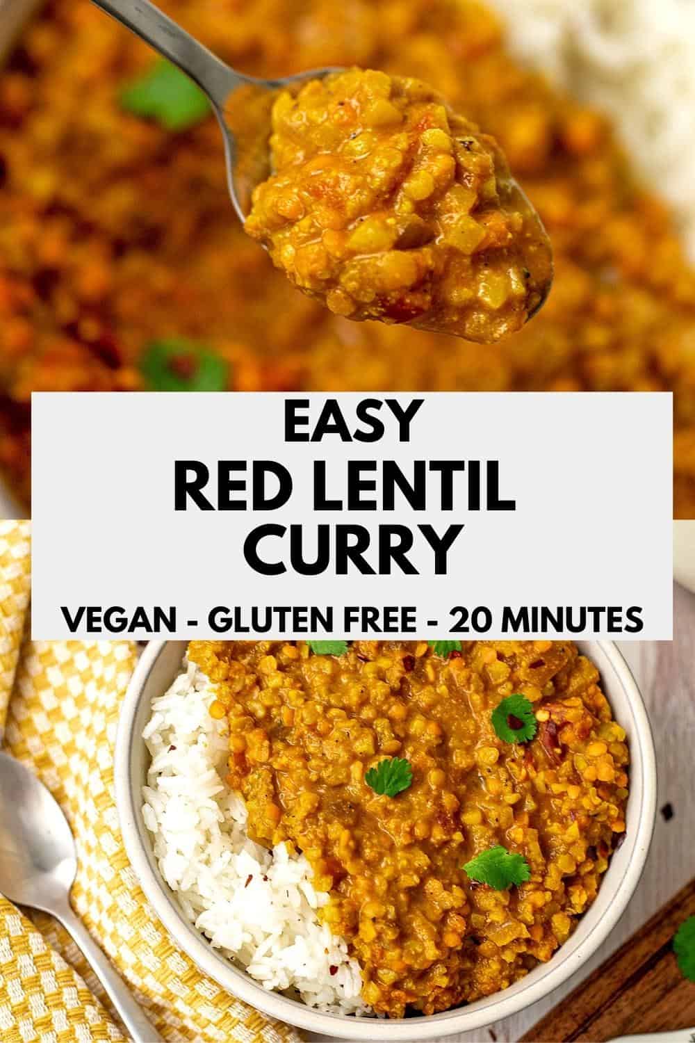 Vegan Red Lentil Curry - Bites of Wellness