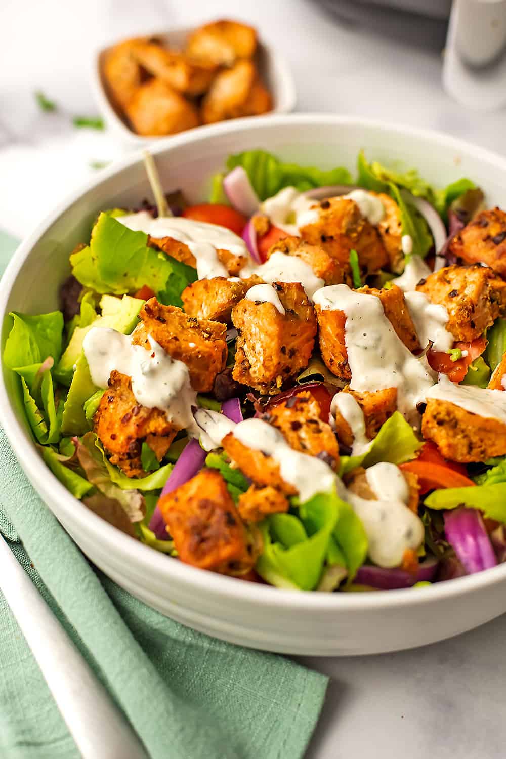 Ridiculously Easy Air Fryer Salmon Bites (Ready in 6 Minutes)