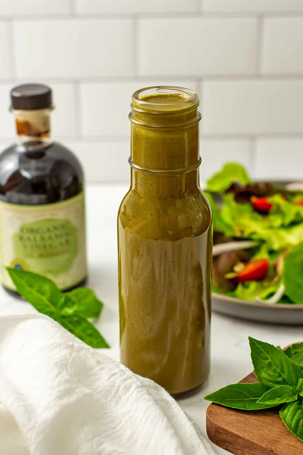 Easy Basil Balsamic Vinaigrette Ready in 2 Minutes Bites of Wellness