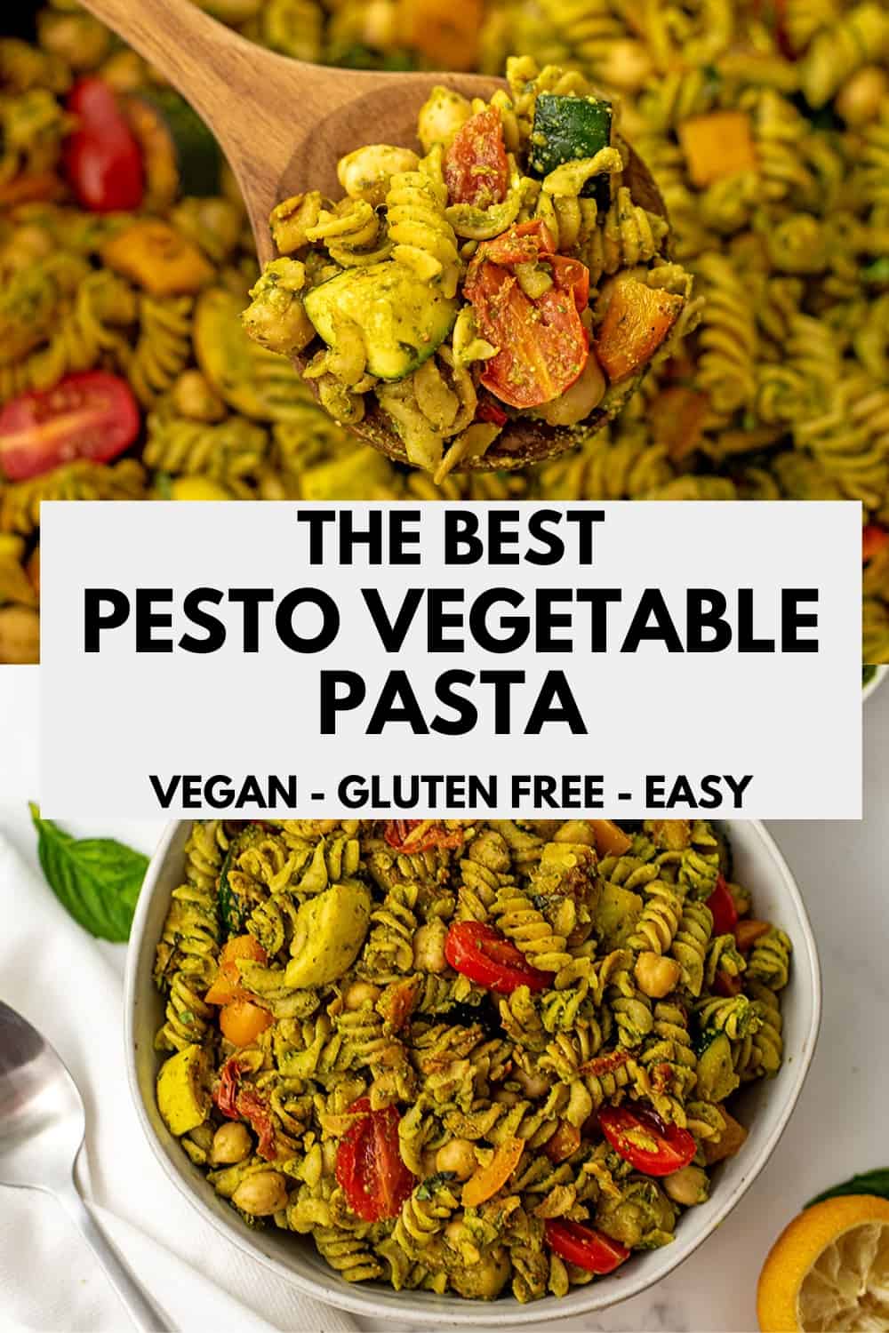 Veggie Pesto Pasta - Bites of Wellness