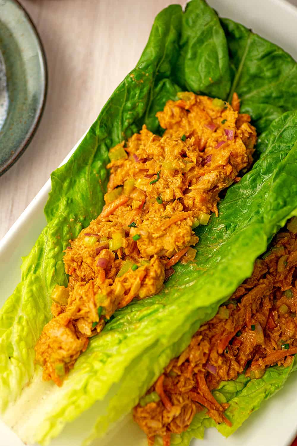 Buffalo Tuna Salad Bites of Wellness