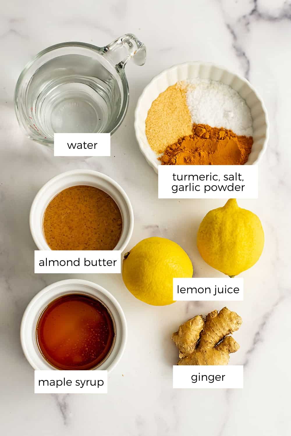 Almond Butter Turmeric Dressing - Bites of Wellness