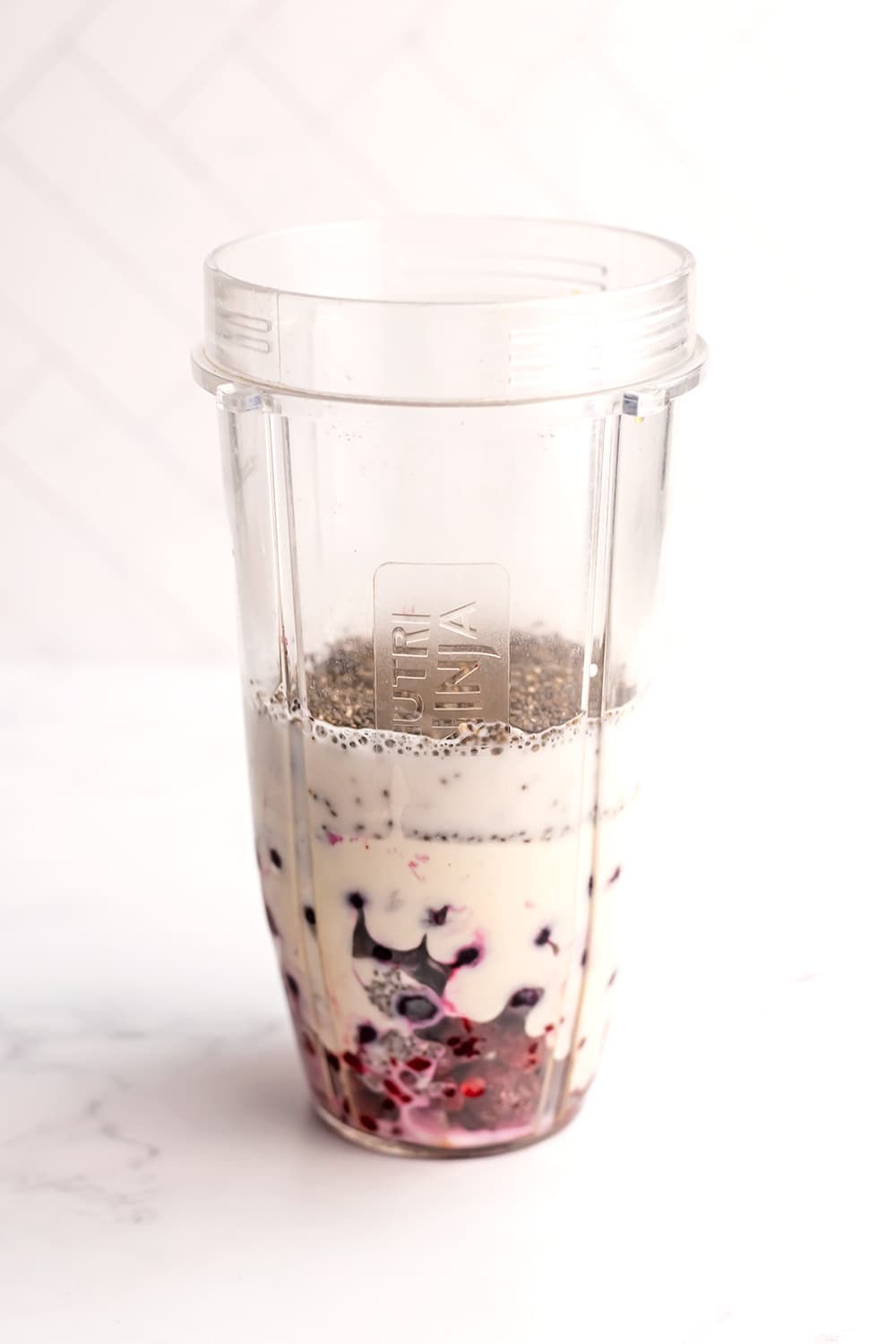 5 Minute Blueberry Raspberry Smoothie