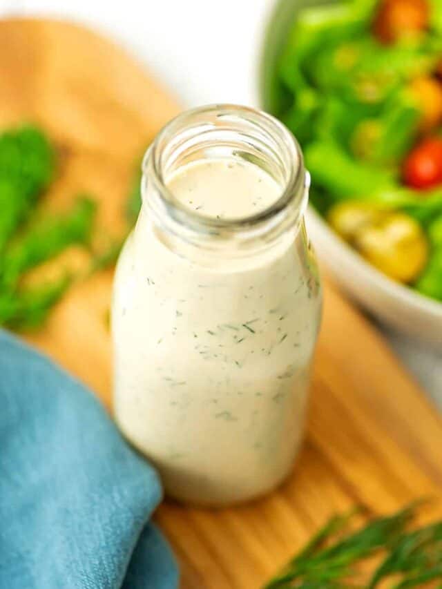 How to Make Creamy Dill Dressing - Bites of Wellness