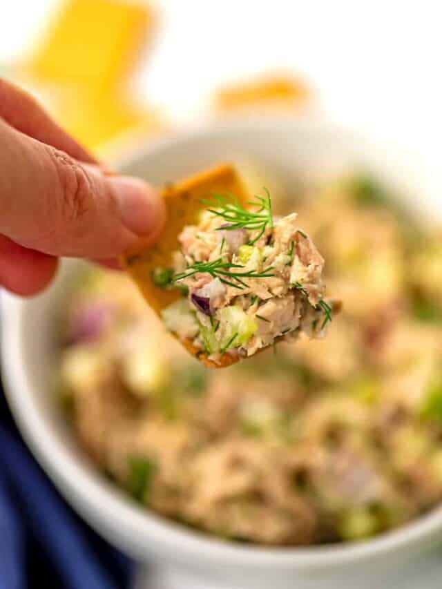 How to Make Dill Tuna Salad Bites of Wellness
