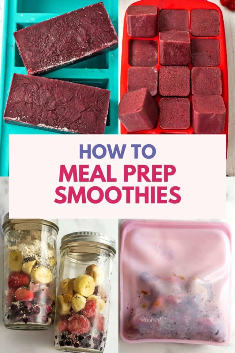 How to Meal Prep Smoothies for the Week
