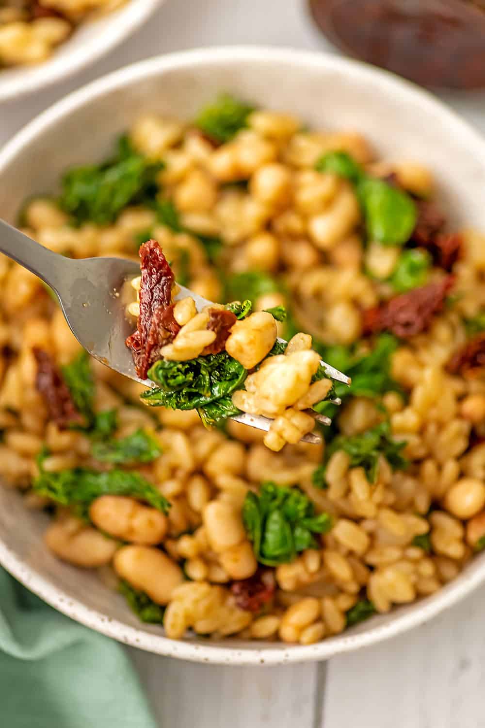 Kail Rozo Orzo with Kale - Bites of Wellness