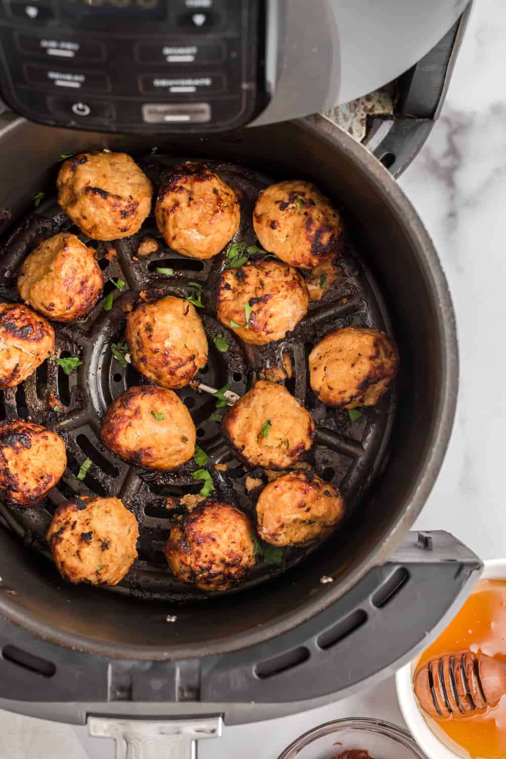 Air Fryer Turkey Meatballs Bites of Wellness