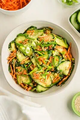 Asian Cucumber Carrot Salad