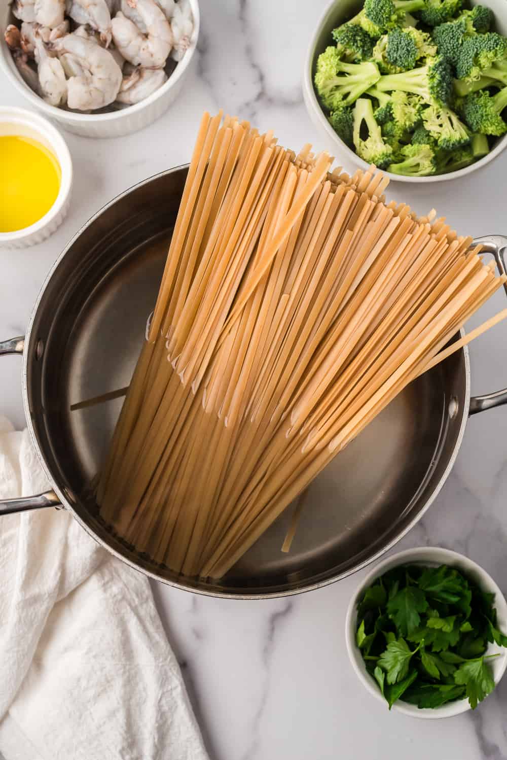 Shrimp and Broccoli Pasta - Bites of Wellness