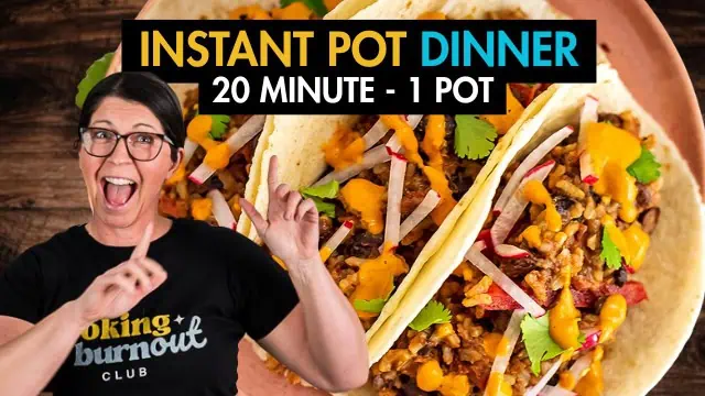 instant pot Mexican rice and beans